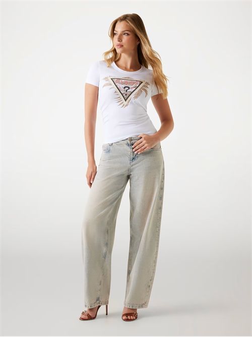 T-shirt logo triangolo GUESS | W5YI13J1314/G011